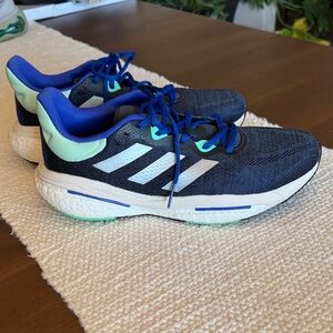 Adidas Solar Glide 6 - Navy, White, and Neon Green